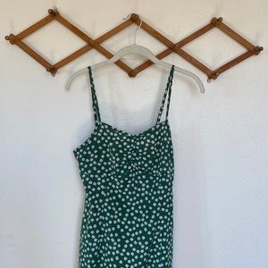 Green Floral Slip Dress